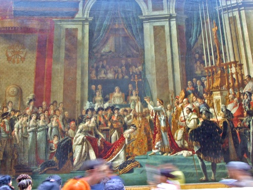 拿破仑加冕油画(拿破仑一世加冕油画)