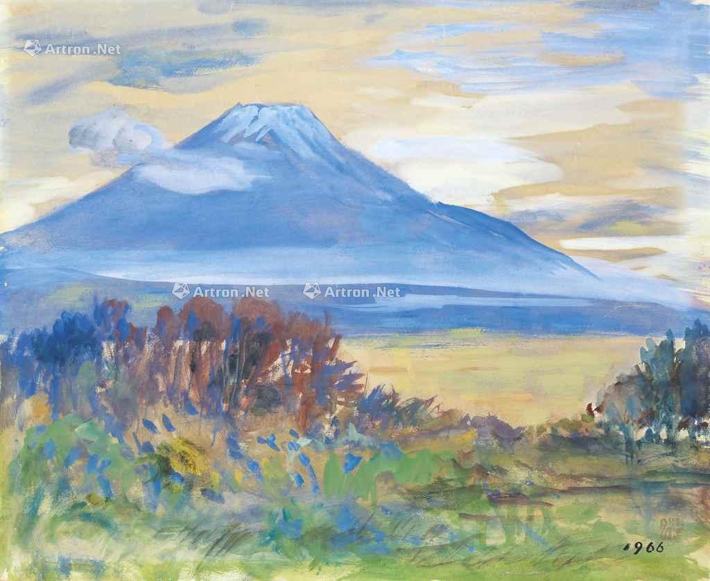 富士山油画(富士山油画简单)