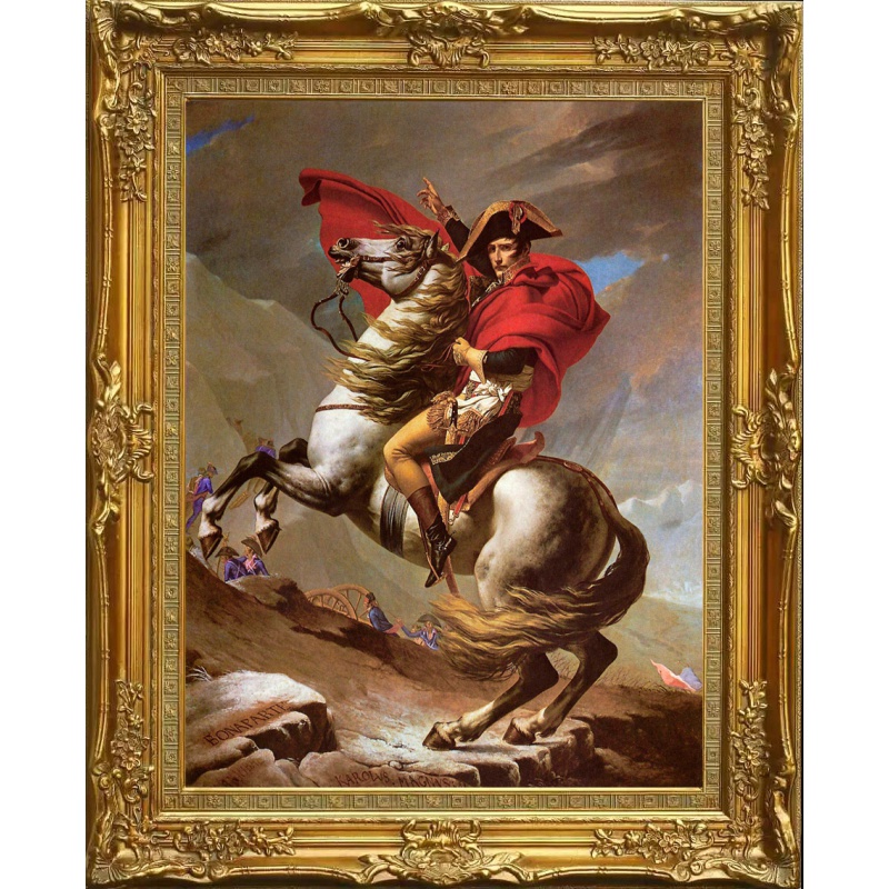 拿破仑油画(世界著名油画)